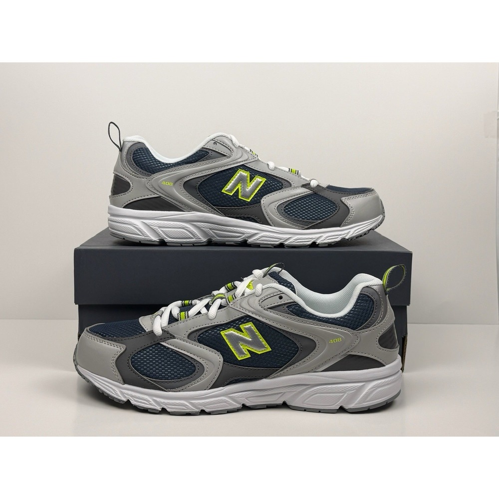 New Balance 408 Lifestyle Sneakers Men's Size 9 Grey/Blue/White U4082F5